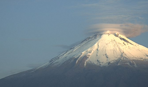 VIsta del Popocatépetl