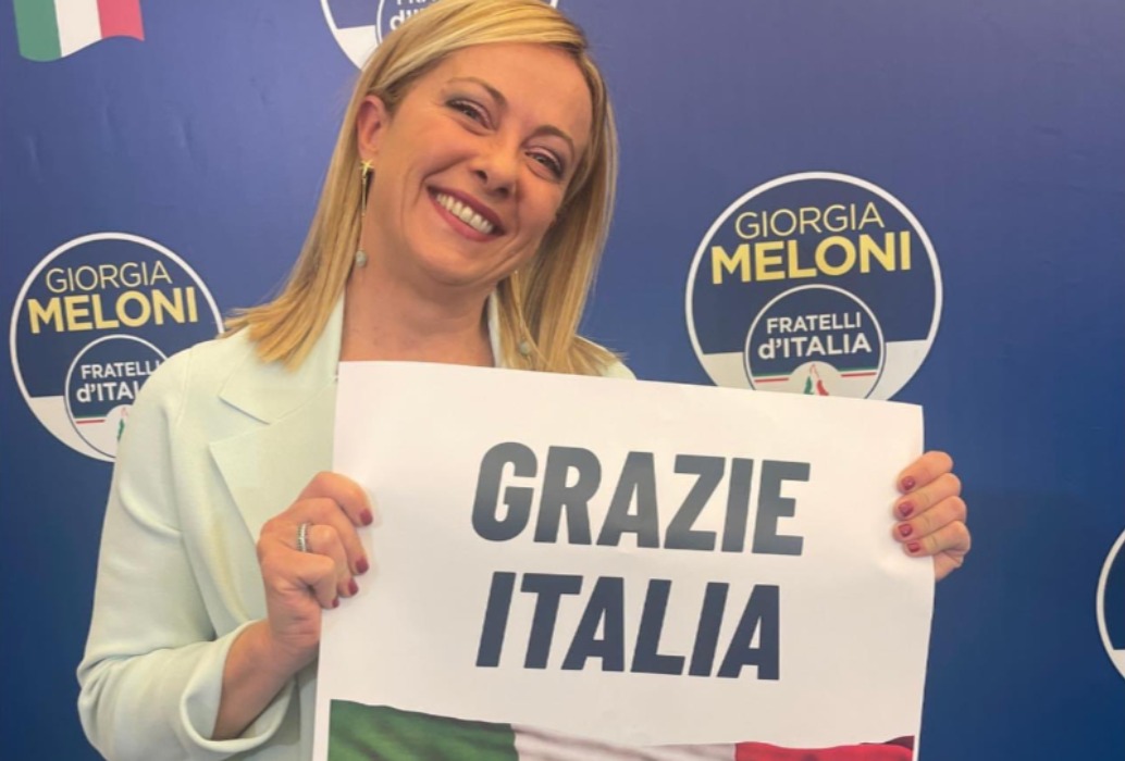 La ultraderechista Giorgia Meloni será la primera mujer en gobernar Italia