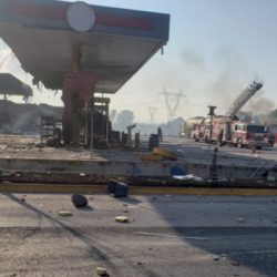 #VIDEO Explota gasolinera en Tula, Hidalgo; hay dos muertos